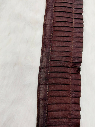 Silk Pleated Lace Trim, Decorative Trim, Trim by 3 Yards